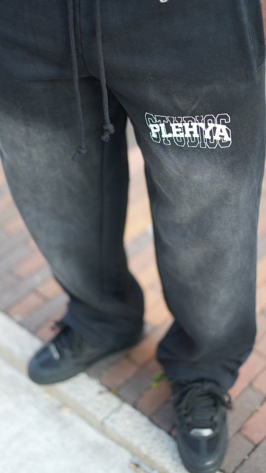 Black Studio Straight Leg Pants