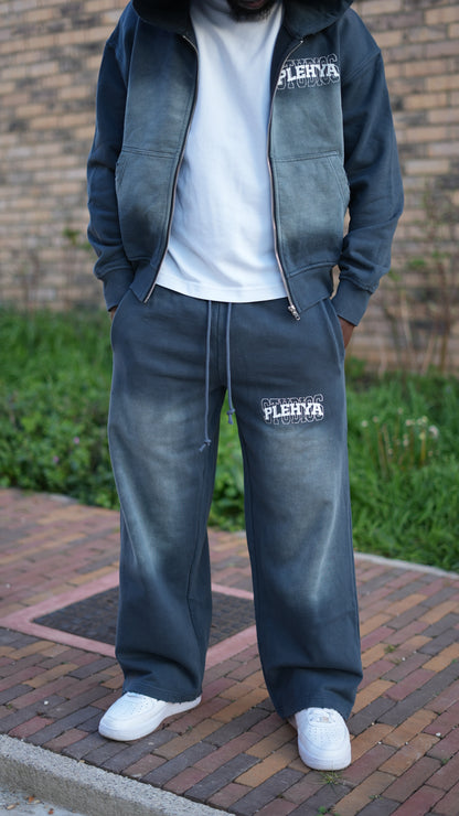 Slate Grey Studio Zip Hoodie