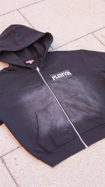Black Studio Zip Hoodie