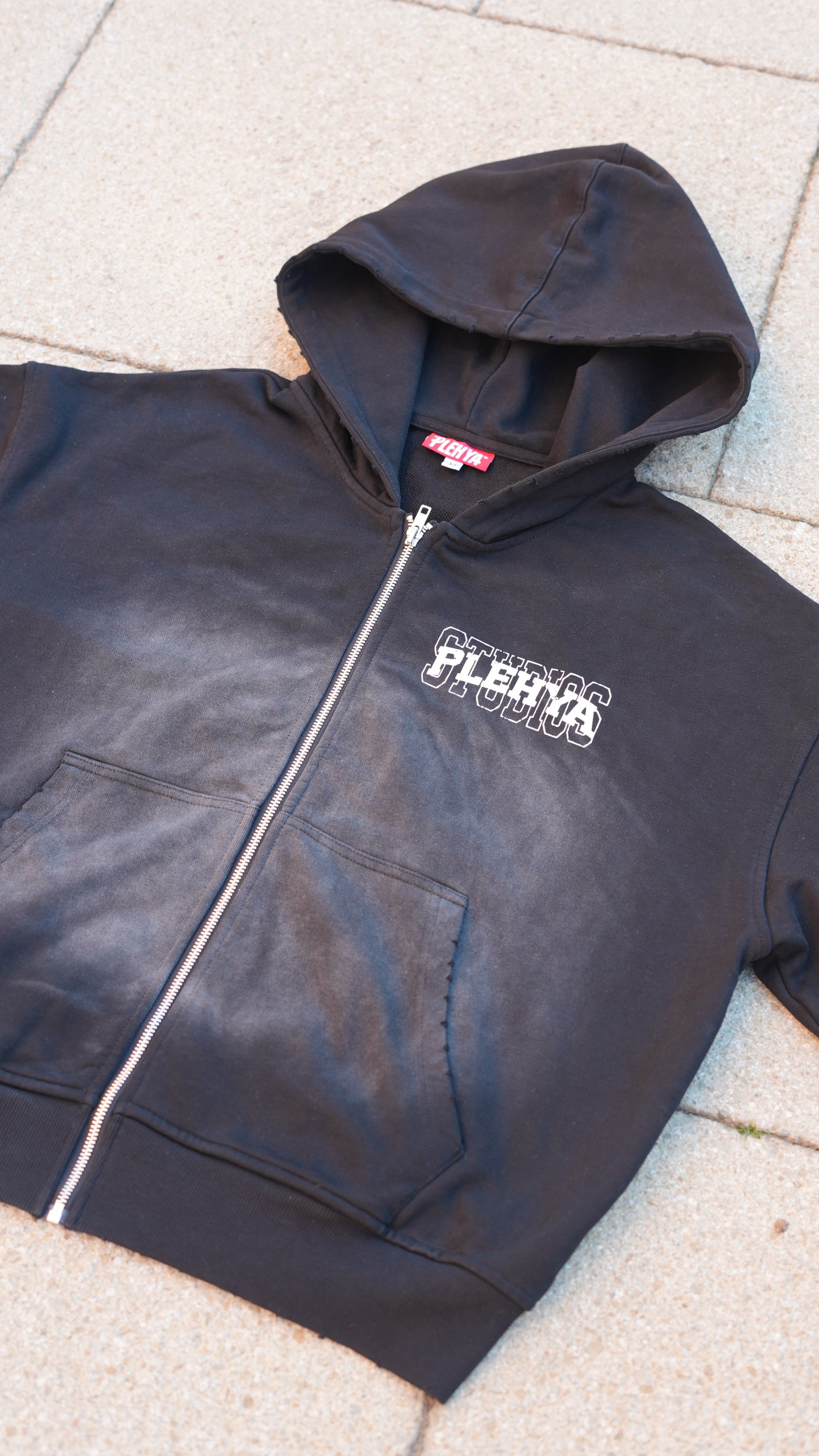 Black Studio Zip Hoodie