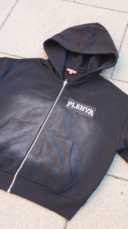 Black Studio Zip Hoodie